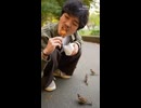 足元がチュンチュンする中、からあげ棒を綺麗に食ってやったぜ。