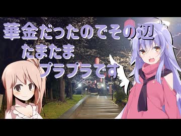 ディアちゃん華金たまたまプラプラ夜道を桜がビラビラ舞うからささらと一緒に再びお花見花より団子で良いどたぷん