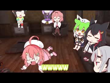 【手描き】電柱に気をとられてあっちゅあっちゅしてしまうさくらみこ【輪堂千速／さくらみこ／大空スバル／猫又おかゆ／大神ミオ／ホロライブ／切り抜き動画】