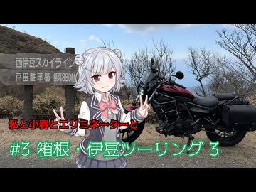 【小春六花車載】 私と小春とエリミネーターと #3 箱根・伊豆ツーリング3