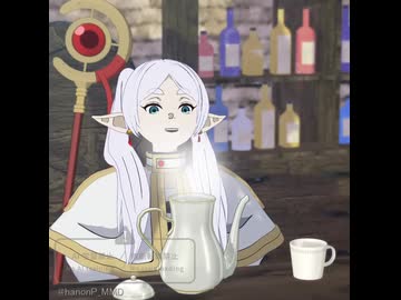 手を使わずに紅茶を注ぐ魔法 ショート動画