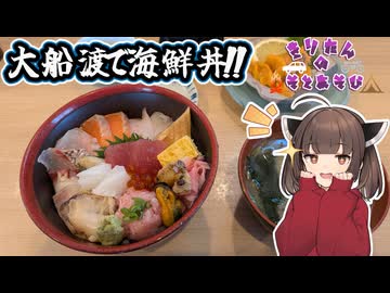 きりたんの外遊び♯35　大船渡まで海鮮丼を食べにツーリングするきりたん