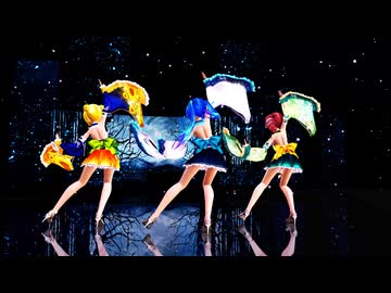 【MMD】ミク、リン、テトで桃源恋歌(おまけ配布中)