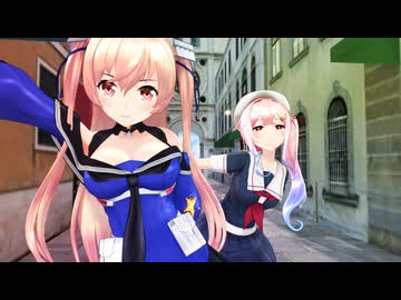 【艦これMMD】つかささん家の ジョンストンちゃんと春雨ちゃんに「Chatter Chatter」を 踊ってもらった