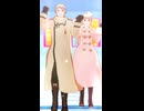 【APヘタリアMMD】Nyan cat EX【露男女】