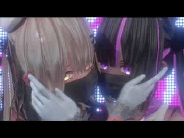 【MMD×Blender】LADY CRAZY / ⑤五両院メル×④四天閣ルリ goryoin meru × shitenkaku ruri【GirlsCP】