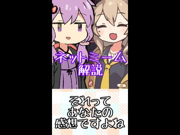 ゆかつむネットミーム解説【それってあなたの感想ですよね】