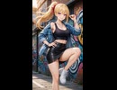都会の通りでエネルギッシュなダンス