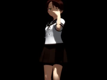 【MMD艦これ】セレナーデ（ショート）　敷波【足元だけ見える部屋】