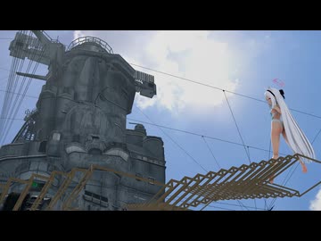 【MMDブルアカ】ケイちゃんと謎の戦艦でNostalogic【春の水着大会開幕】