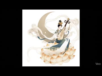 琵琶を弾く弁天様