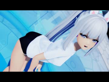 【Blue Archive/MMD】  ラビットホール  【月雪ミヤコ・体操服】