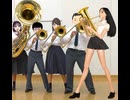 吹奏楽部の裕子（6）高校1年生の裕子16歳 高校での部活 脚長裕子