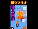 【縛りプレイ】後ろ向きだけでマリオ頑張ってみた【self-imposed challenges/Mario】 ※ショート