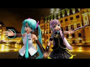 【MMD】ルカとミクで【 jump for joy 】
