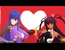 対魔忍MMD 秋山凜子と水城ゆきかぜ　Chatter Chatter
