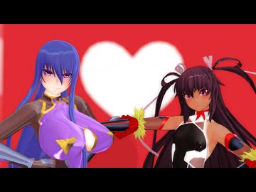 対魔忍MMD 秋山凜子と水城ゆきかぜ　Chatter Chatter