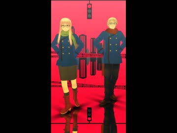 【APヘタリアMMD】なにやってもうまくいかない【露男女】