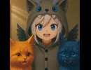 パジャマでディリノとネオマのコスプレ