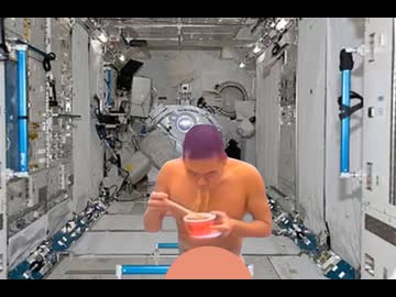 宇宙食の代わりにラ王を食べる全ラ王