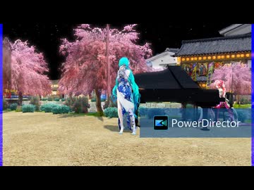 MMD、ミク、テト、計2人、で、春よ来い、初音ミクCover