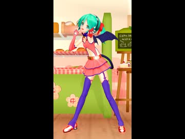 【MMD】ハートハンターあぴミクが『アイドル』を踊ったよ/ままま式モデル【MikuMikuDance】