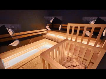 瞑想サウナに入る孫悟空（淫夢）