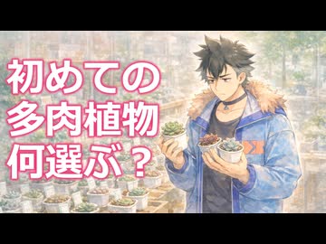 【青山龍星誕生祭2026】ホームセンターの多肉植物売り場の多肉植物の種類が多すぎてどれを選べば良いか分からない貴方のちからになりたい【ソフトウェアトーク解説】