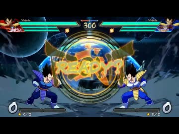 ホモと見る格ゲー大会で動きがシンクロするベジータ