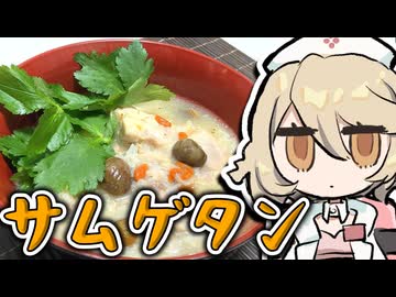 骨無しモモ肉でも認めてほしい、このサムゲタンを・・・。【ナースロボ＿タイプＴ】