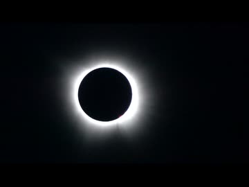 皆既日食2024 at　アーカンソー州ラッセルビル