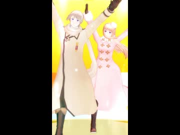 【APヘタリアMMD】はやくそれになりたい！ 【露男女】