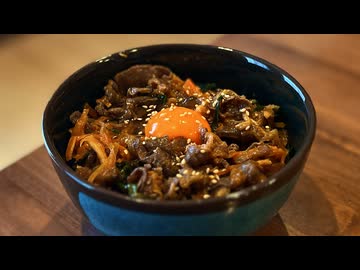 【人生初の韓国旅行】プルコギを作る、妻のしもべ