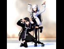 謎ポーズをとる仲良しアリミリ姉妹