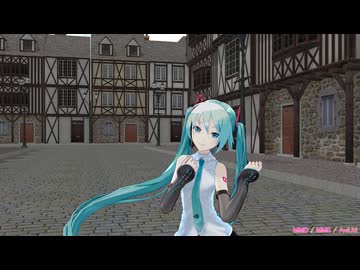 【MMD】イロドリミライ / 八王子P : REM式 初音ミク V4X
