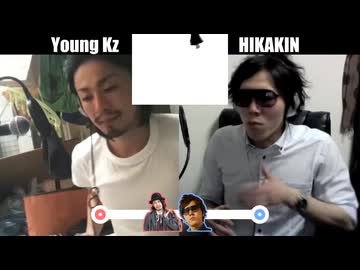 Young Kz VS ヒカキン　下ネタ対決 Bad Apple!!
