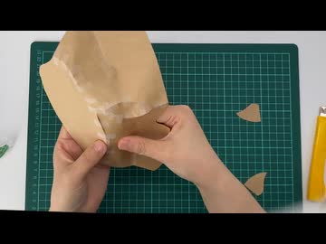 紙でできる立体お面を作ってみた。
