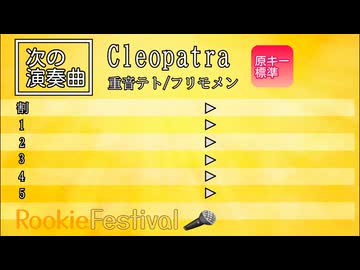 Cleopatra（重音テト/フリモメン）off vocal