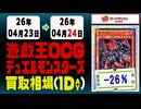 《92枚/1日｜遊戯王｜4月24日》＜100円以上変動＞ 買取相場 #遊戯王OCG