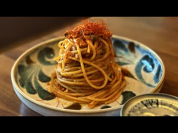【怒られたら消します】サバ缶でプッタネスカを作る、妻のしもべ