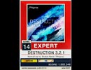 【譜面確認用】 DESTRUCTION 3,2,1 EXPERT 【チュウニズムNEW外部出力】