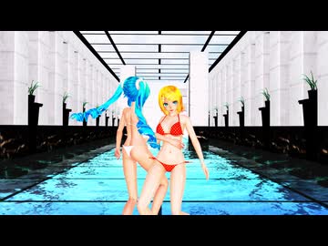 【MMD】ミク＆リンで乱躁滅裂ガール