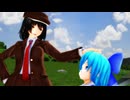 【東方MMD】チルノと文の入れ替わり異変　#１