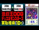 《96枚/1日｜遊戯王｜4月26日》＜100円以上変動＞ 買取相場 #遊戯王OCG