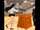 裕子の学園生活（21）高校2年生の裕子17歳 母校の某市立東小学校にて 跳び箱（2）脚長裕子