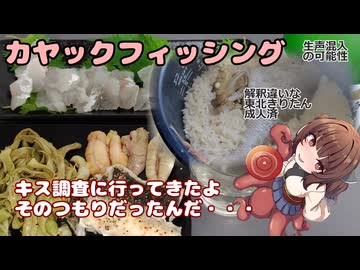 きりたんの釣果酒肴禄　カヤックフィッシング/キスの予定だった・・・[AIコメテスト]
