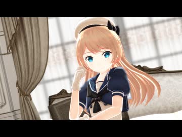 【MMD艦これ】逆光の中でジャーヴィスちゃんがGirls