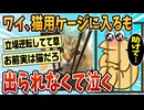 【2ch面白スレ】ワイ、猫用のゲージに入るも出れなくて泣く【ゆっくり解説】