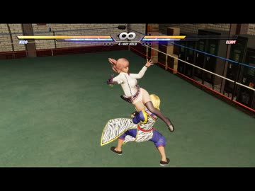 DOA6 ほのか vs エリオット　制服コス