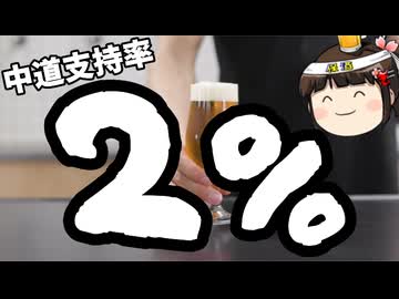中道改革連合、支持率2％・・・